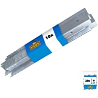 WICKEY Anclaje en ángulo el juego 10 piezas para el parque infantil y el columpio- galvanizado- 500 x 45 x 45mm